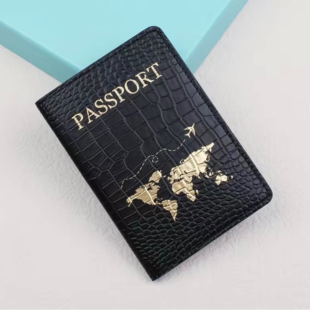 Black passport holder / cover
